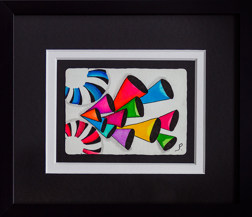 ©2017 Joseph Petry Original Artwork "A Colorful Eruption"
