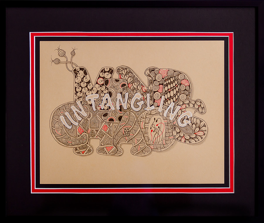 ©2017 Joseph Petry Original Artwork "Untangling Mind Chaos"