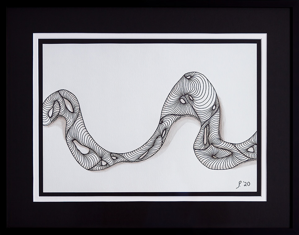 ©2020 Joseph Petry Original Artwork "Elegant Curves"